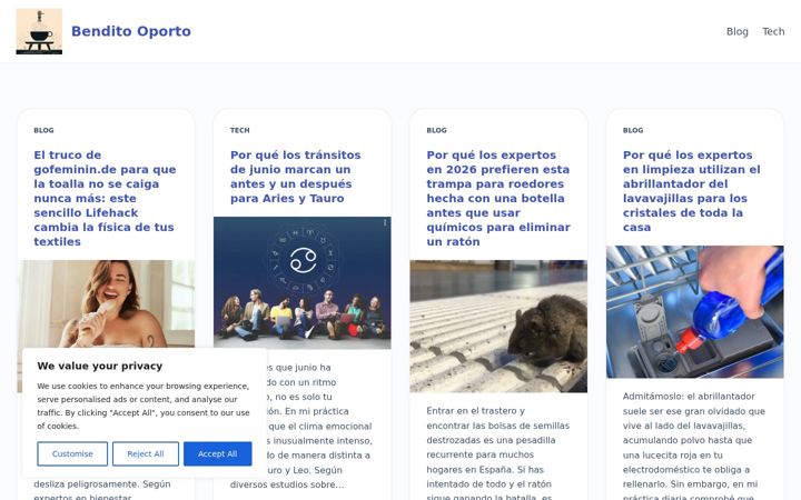 Screenshot of benditooporto.es