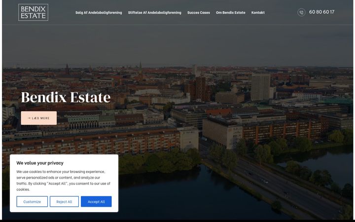 Screenshot of bendixestate.com