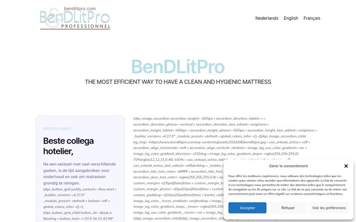 Screenshot of bendlitpro.com