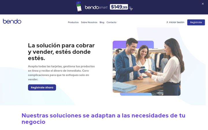 Screenshot of bendo.ec