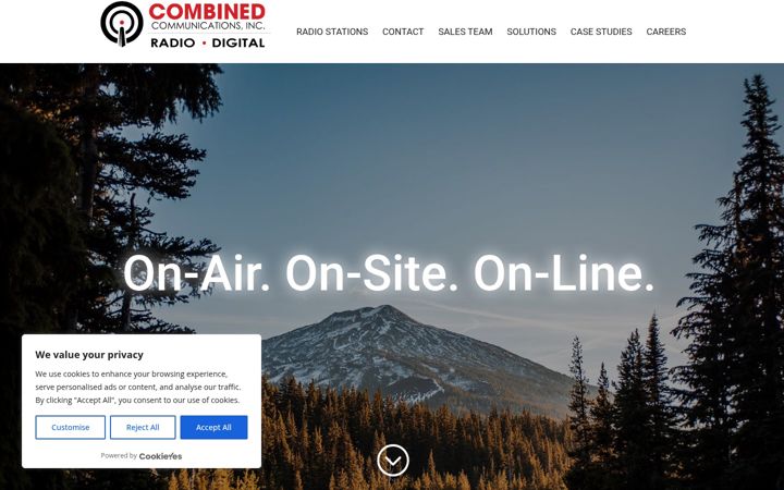 Screenshot of bendradio.com