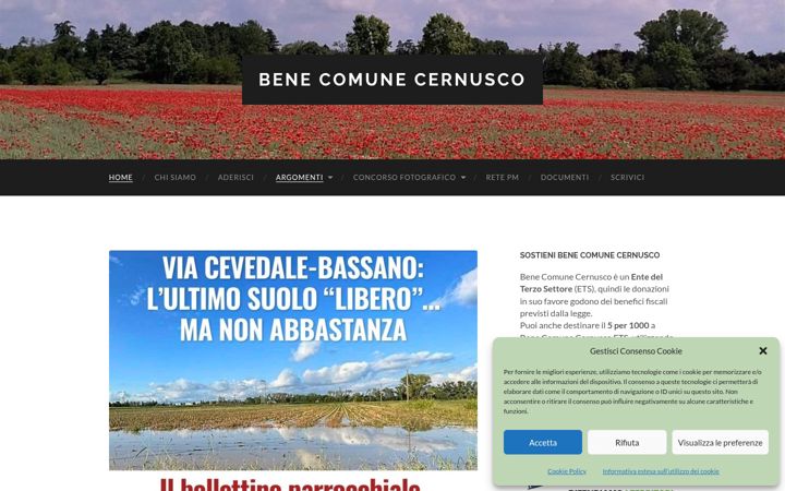 Screenshot of benecomunecernusco.it