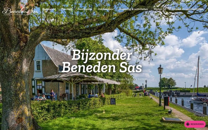 Screenshot of benedensas.nl