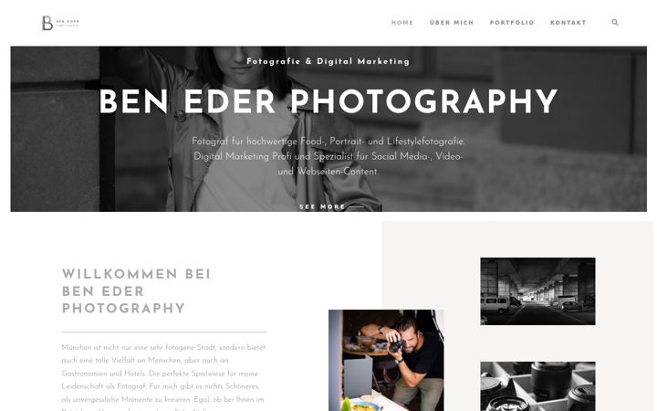 Képernyőkép: beneder-photography.de