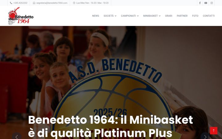 Screenshot of benedetto1964.com