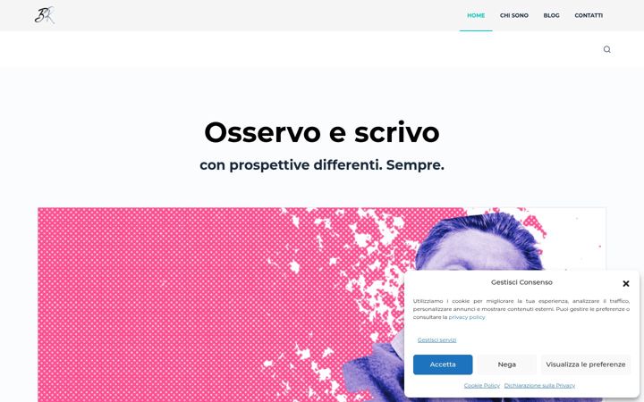 Screenshot του benedettorizzo.eu