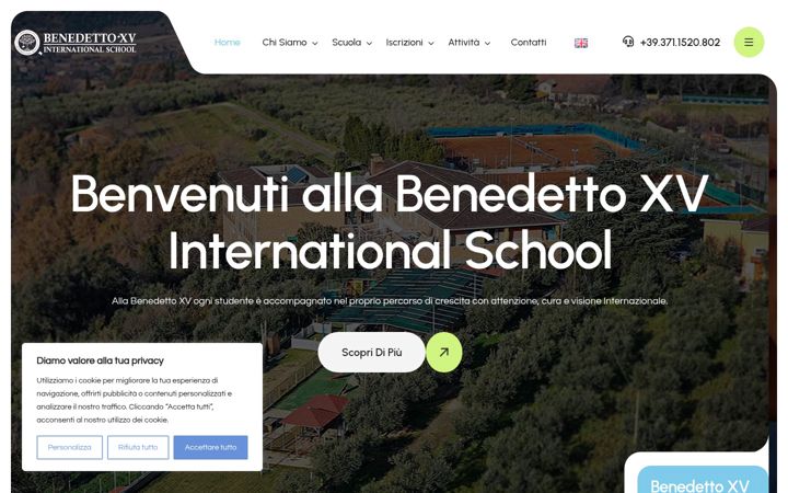 Screenshot of benedettoxv.com