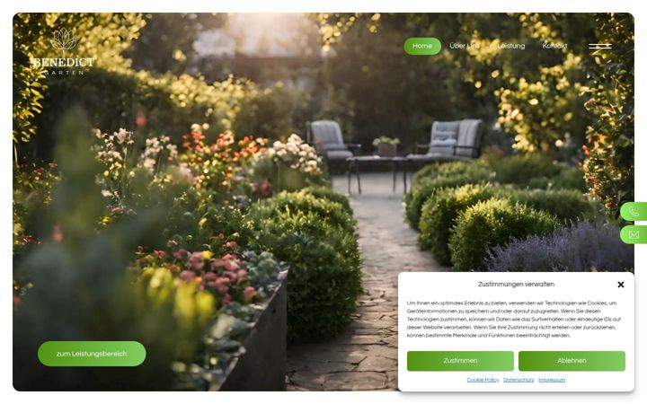 Screenshot of benedict-garten.at