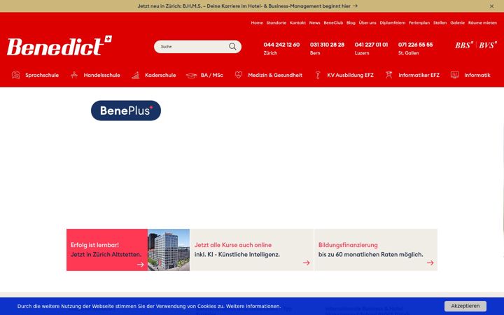 Screenshot of benedict.ch