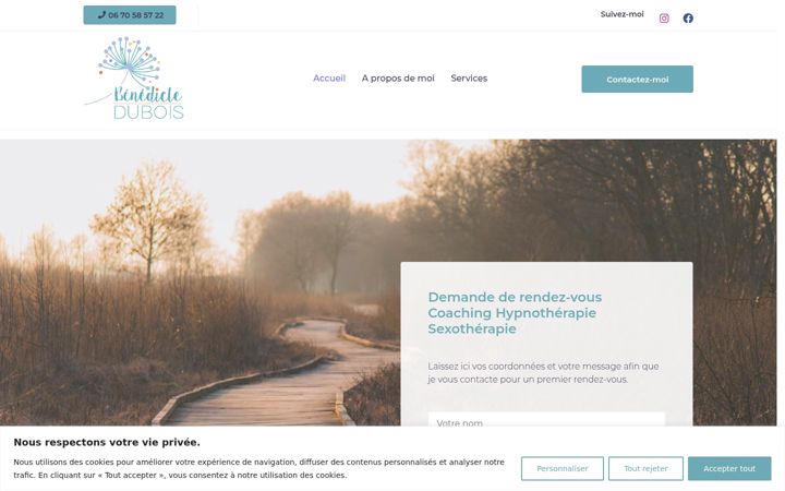 Screenshot of benedictedubois.com