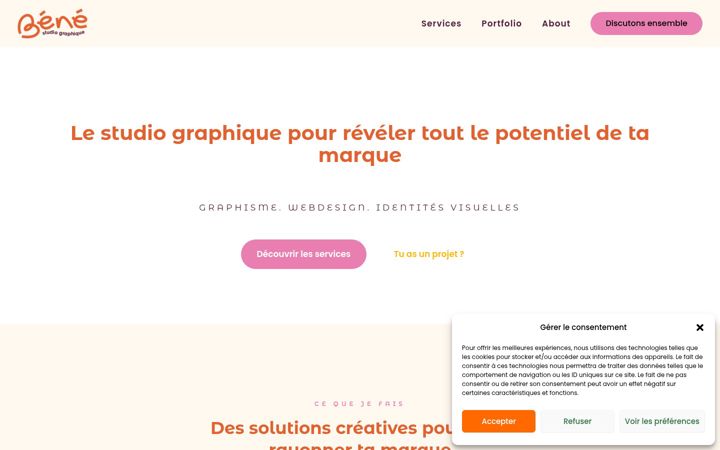 Screenshot of benedicterios.com