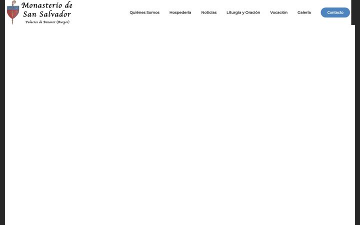 Screenshot of benedictinaspalacios.com