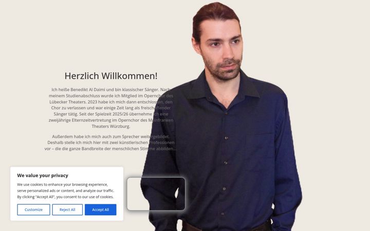 Képernyőkép: benedikt-aldaimi.de