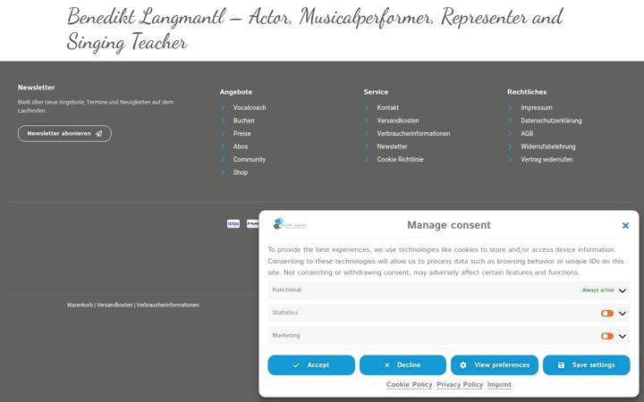 Screenshot di benedikt-langmantl.de