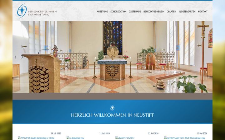 Screenshot di benediktinerinnen-der-anbetung.de
