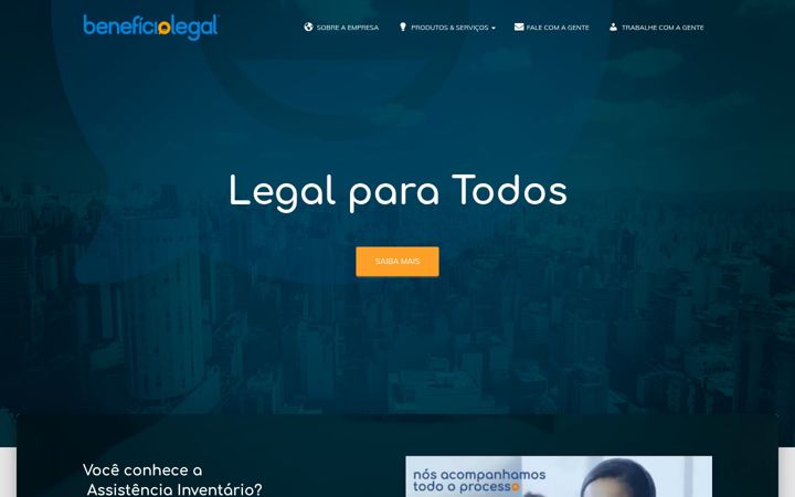 Screenshot of beneficiolegal.com.br