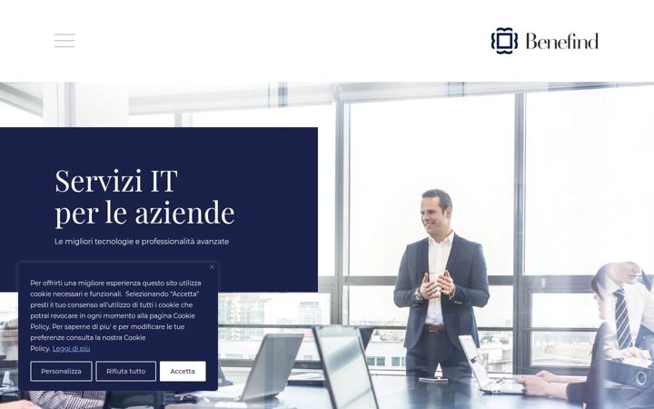 Screenshot of benefind.it