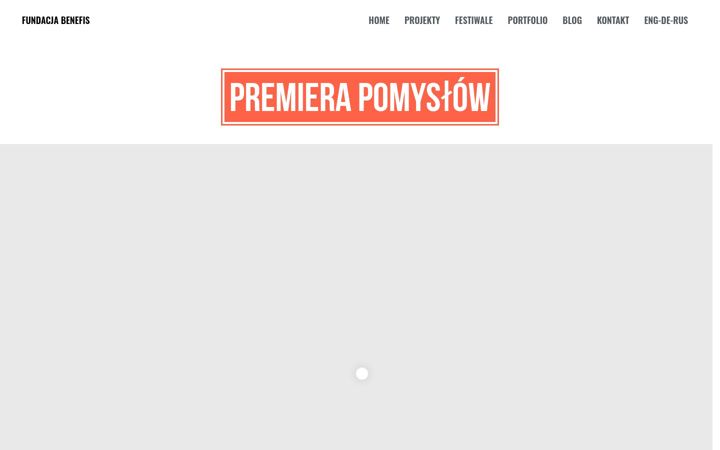 Screenshot of benefis.org.pl