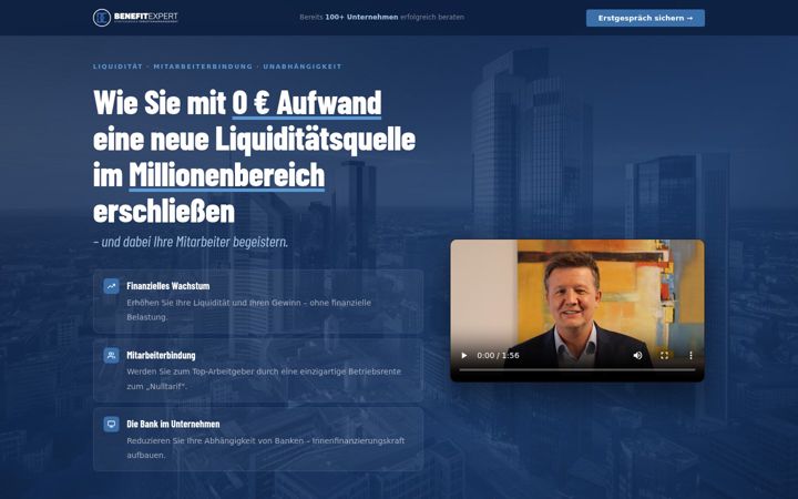 Screenshot of benefitexpert.de