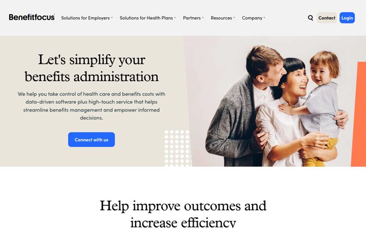 Screenshot of benefitfocus.com