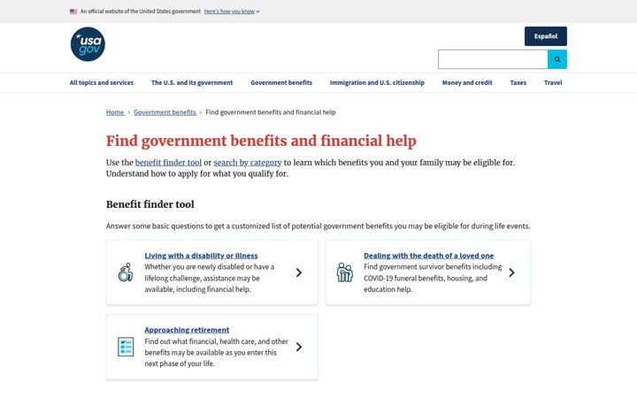 benefits.gov
