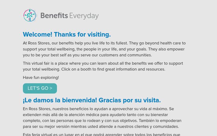 Screenshot of benefitseverydayfair.com