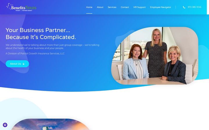 Screenshot of benefitstexas.com