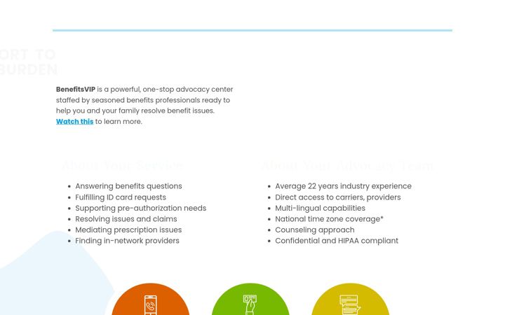 Screenshot of benefitsvip.com