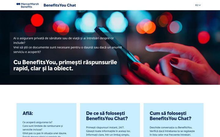 Screenshot van benefitsyou.ro