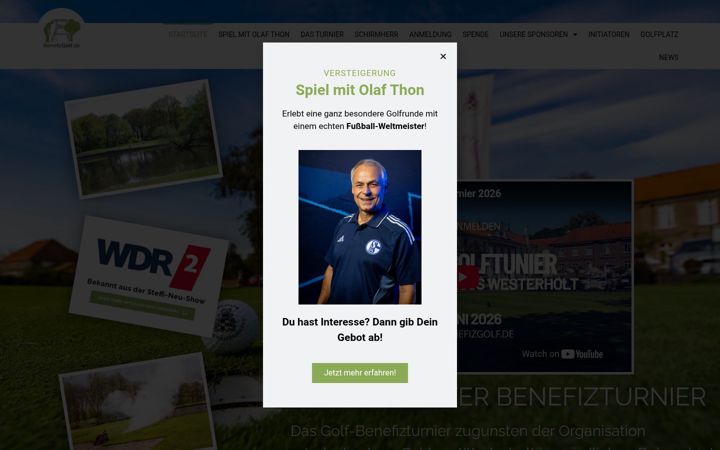 Screenshot stránky benefizgolf.de