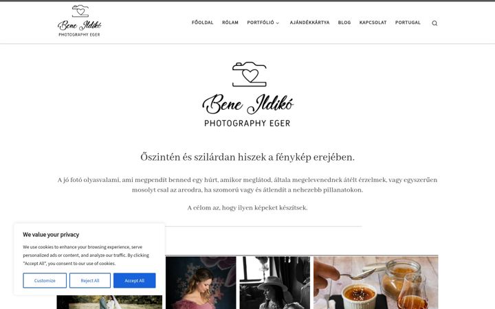 Screenshot of beneildiko.com