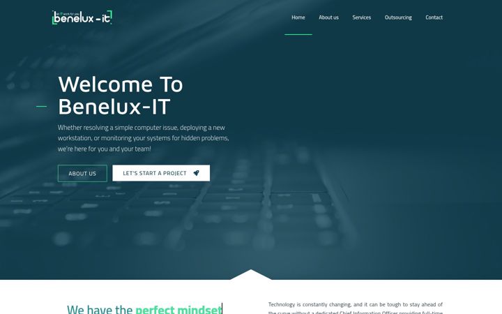Screenshot of benelux-it.com