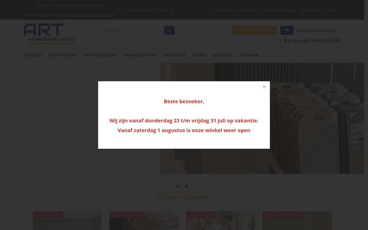 Screenshot ta' beneluxlaminaat.nl