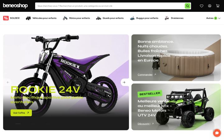 Screenshot von beneoshop.fr