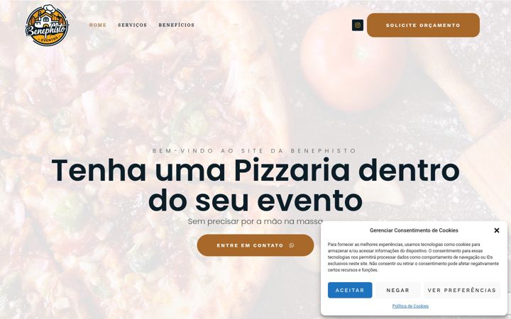 Screenshot of benephisto.com.br