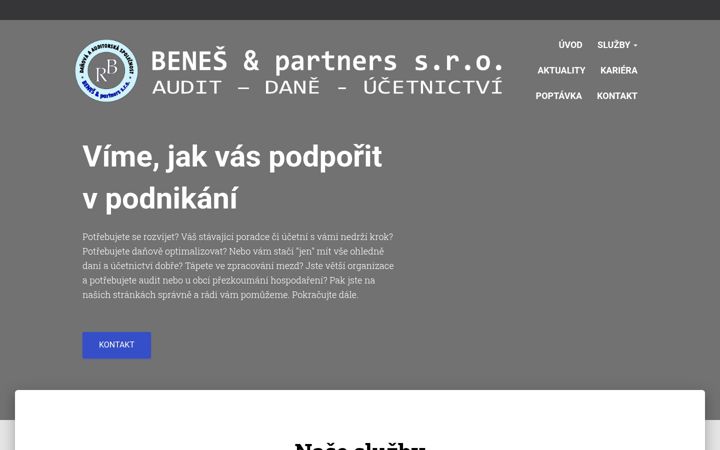Capture d'écran de benes-dane.cz