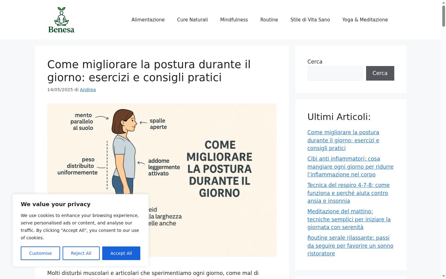 Screenshot van de toestemmingsbanner zoals getoond vóór enige interactie