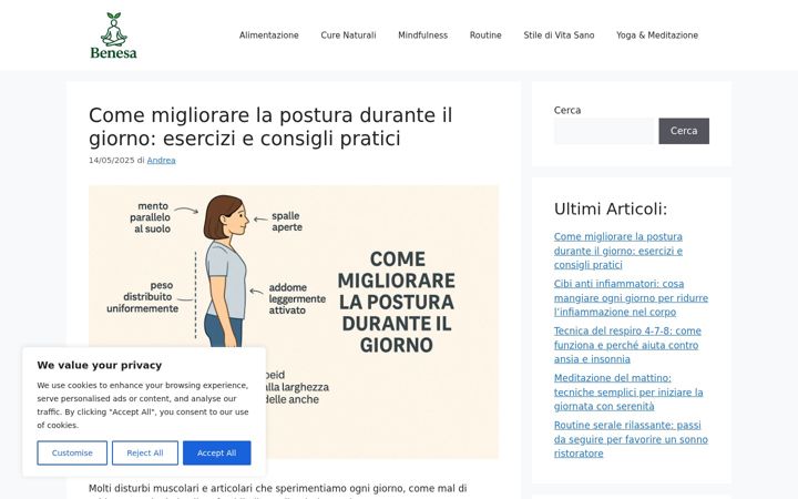 Screenshot of benesa.it