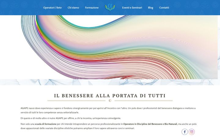 Screenshot of benessereagape.it