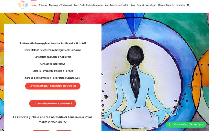 Screenshot of benessereconuntocco.it