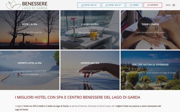 Screenshot of benesserelagodigarda.com