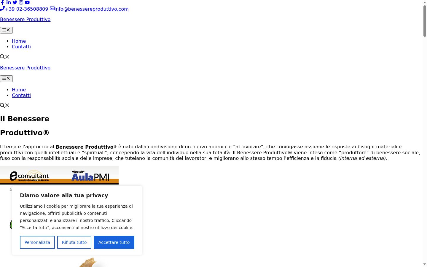 Screenshot tal-banner tal-kunsens muri qabel kwalunkwe interazzjoni