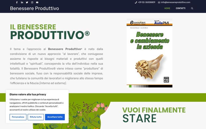 Screenshot of benessereproduttivo.com