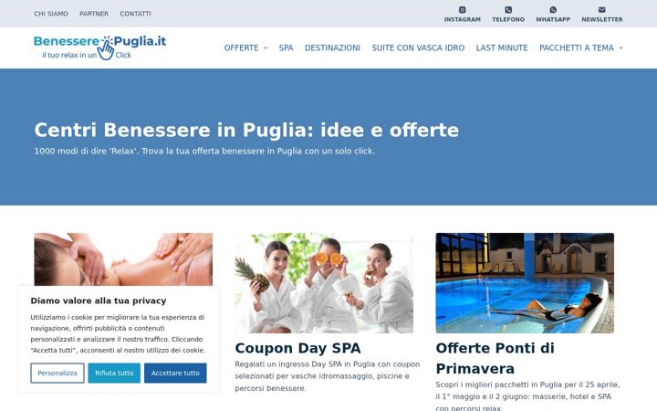 Screenshot of benesserepuglia.it