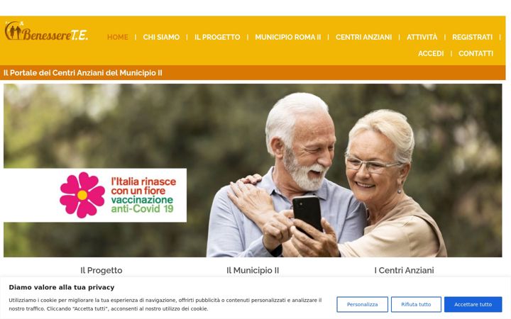 Screenshot of benesserete.it