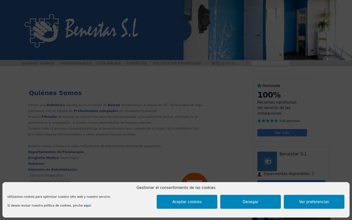 Screenshot of benestarsl.com
