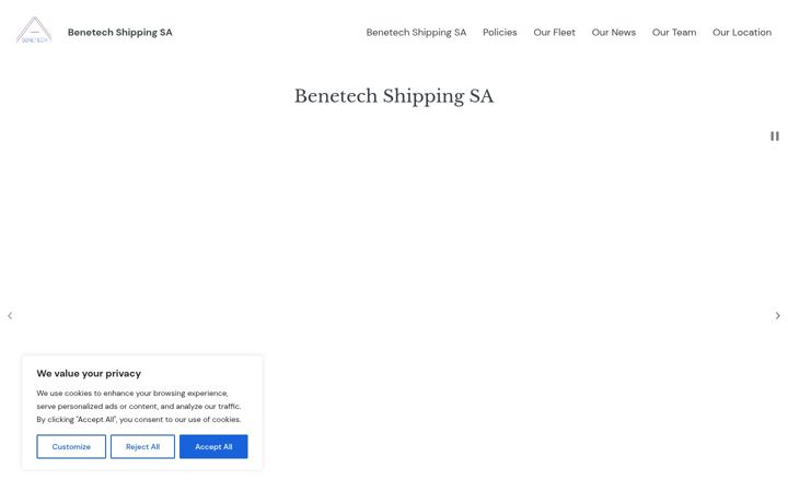 Screenshot of benetechshipping.com