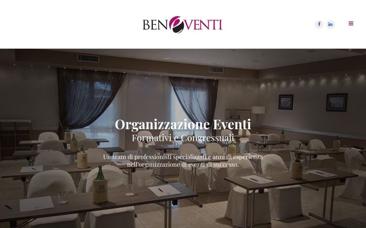 Screenshot of beneventi.eu