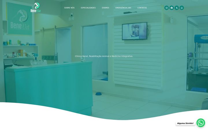 Screenshot of benevetsantos.com.br