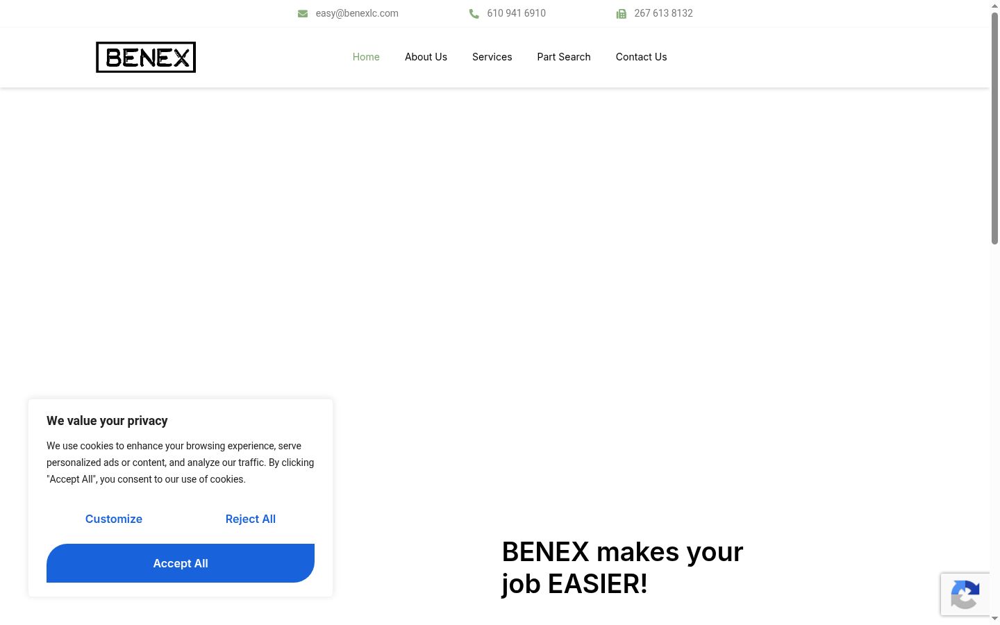 Screenshot του banner συγκατάθεσης που εμφανίστηκε πριν από οποιαδήποτε αλληλεπίδραση